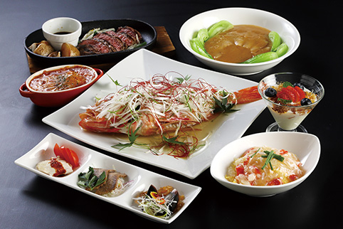 ひがし北海道厳選食材×至極の中華食材特別コース